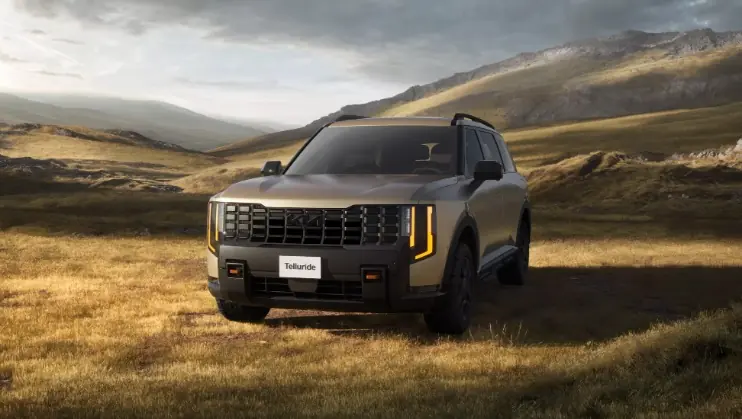 Mẫu KIA Telluride 2027 có thiết kế vuông vức